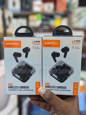 Porodo Soundtec Vibe Wireless Earbuds with Voice Assistant