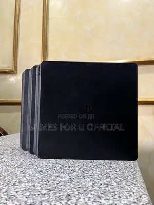 Used Black Charcoal PS4 Slim Console