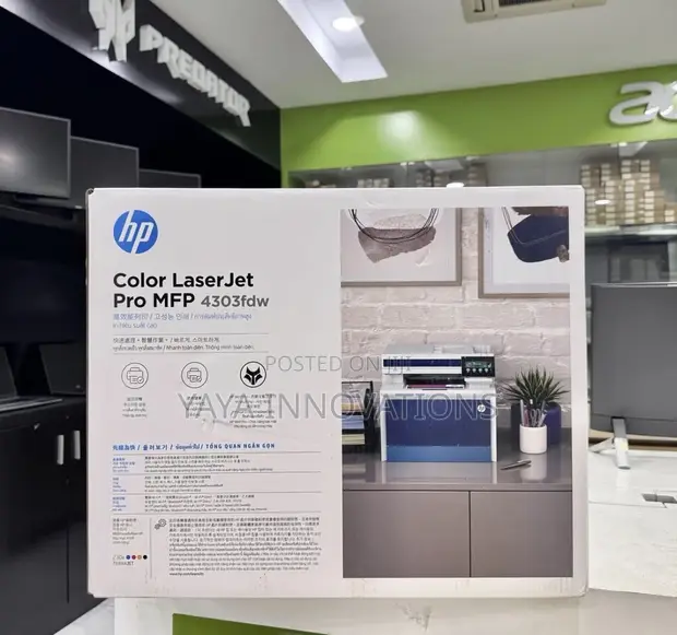 HP Color LaserJet MFP 4303fdw Printer - 1