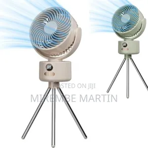 Rechargeable Camping Fan with Tripod Legs
