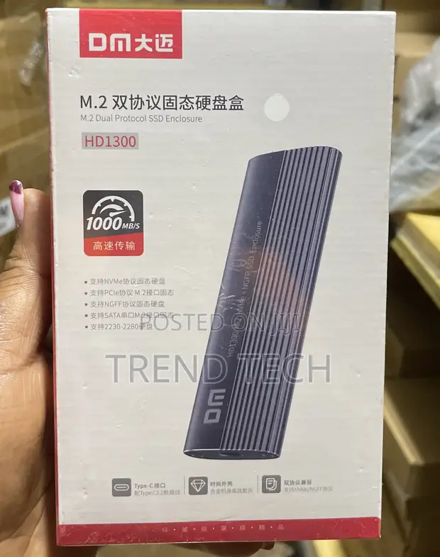 DM M.2 Portable SSD Enclosure HD1300 - 1