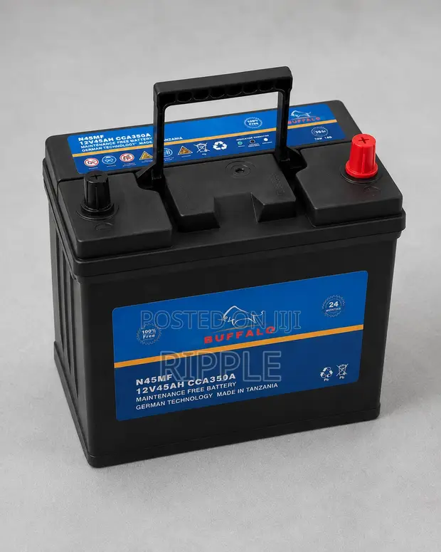 45Ah Buffalo N45 12V Car Battery (360CCA) - 1