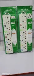 Ledon A-06 6-Way Safety Extension Socket - 2