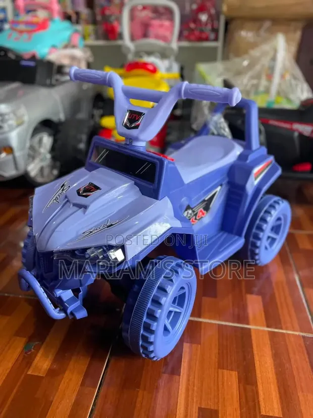 Blue Children's Electric Ride-on ATV Quad Bike - 1