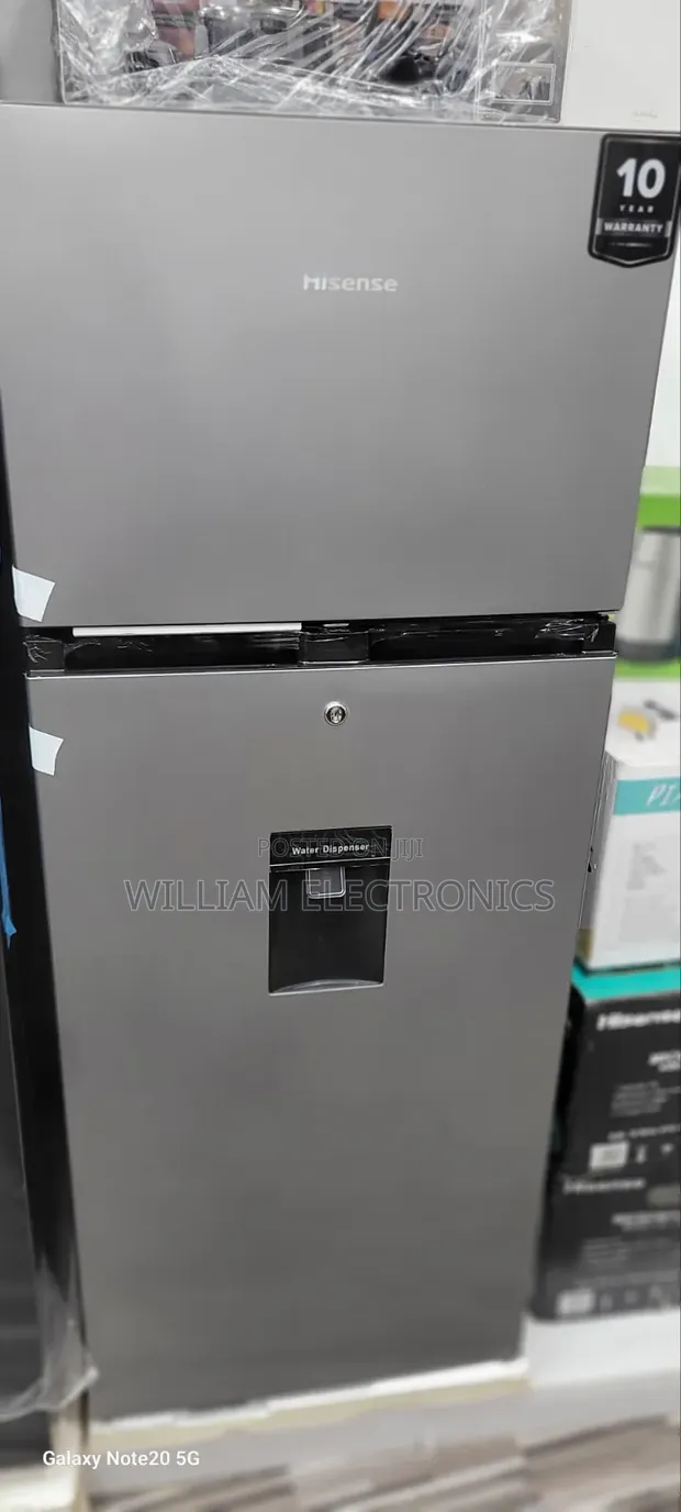 270L Hisense Double Door Refrigerator with Dispenser - 1
