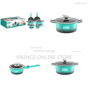 Winningstar Non-Stick Cookware Set with Milk Pan & Soup Pot