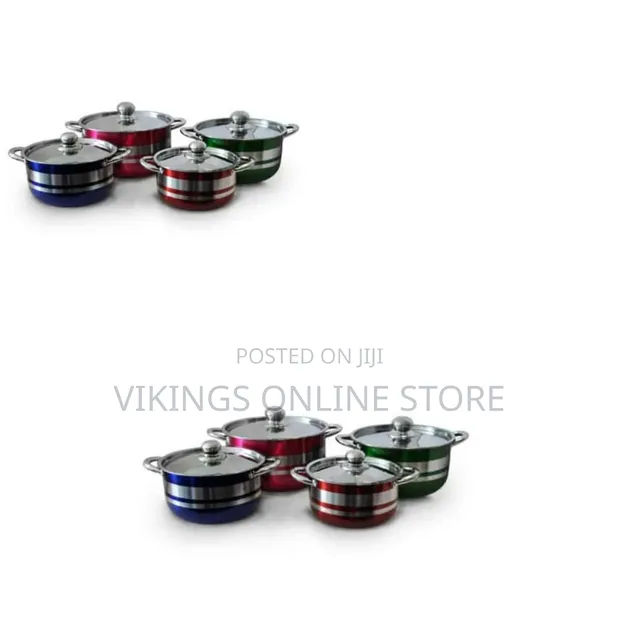 8-Piece Stainless Steel Cookware Set - 1