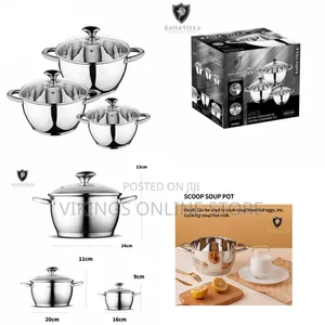 Kaisa Villa 6-Piece Stainless Steel Cookware Set