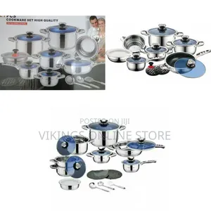 21-Piece Heavy Stainless Steel Cookware Set