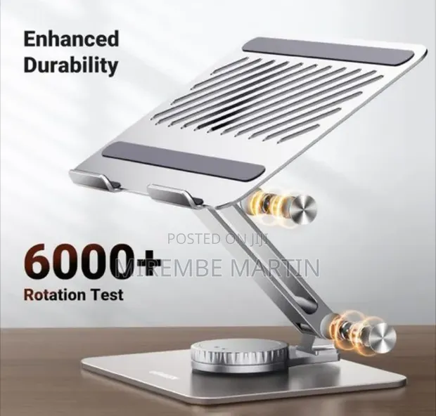 UGREEN Swivel Laptop Stand for Desk - Adjustable 360 Rotating Base - 1