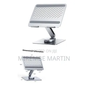 UGREEN Swivel Laptop Stand for Desk - Adjustable 360 Rotating Base