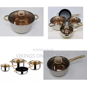 7-Piece Stainless Steel Induction Cookware Set