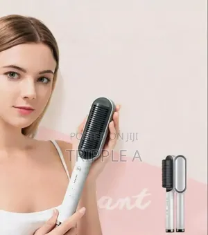 Handheld Electric Hair Straightener Comb Brush