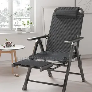 Foldable Reclining Lounge Chair with Pillow
