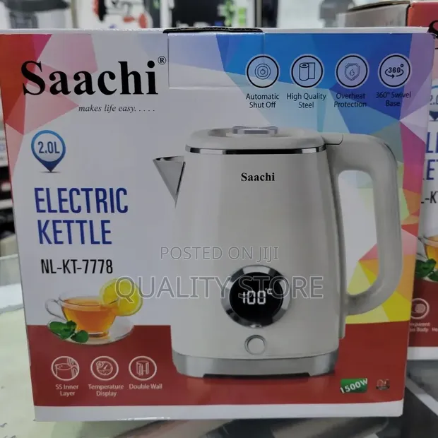Saachi Electric Kettle with Temperature Display - 1