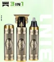 3-in-1 Men's Hair Clipper Shaver Grooming Set - 2