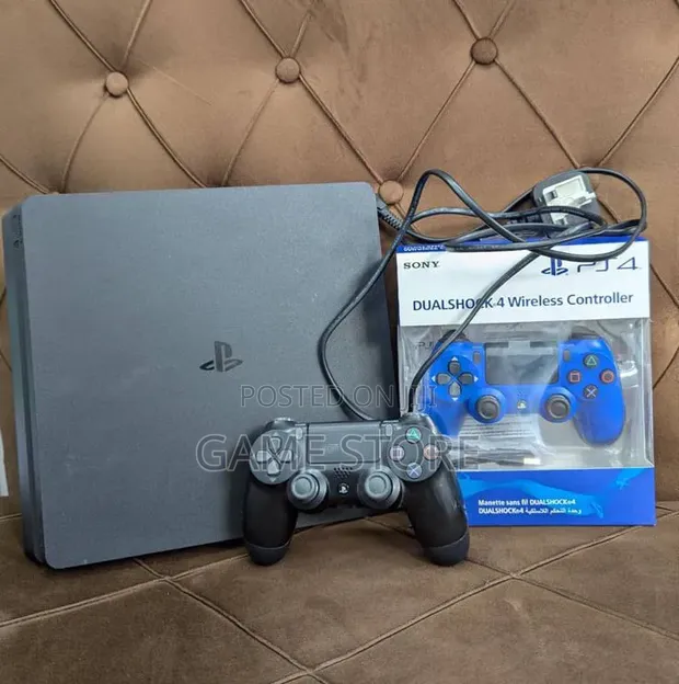 PS4 Slim Console with 12 Games & 2 Controllers - 1