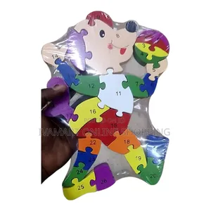 Wooden Jigsaw Puzzles - Alphabets & Numbers