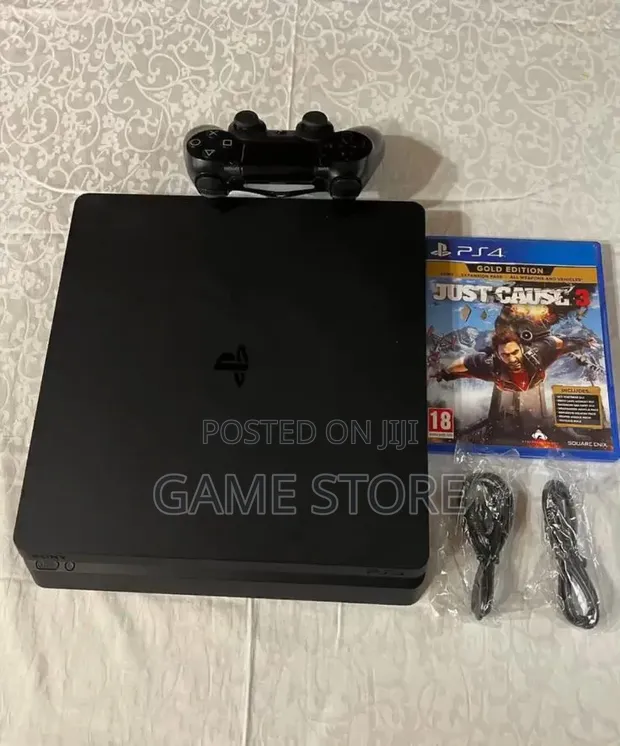 PS4 Slim Console with 12 Games & 2 Controllers - 1