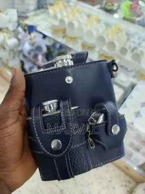Stainless Steel Hip Flask Set with Case