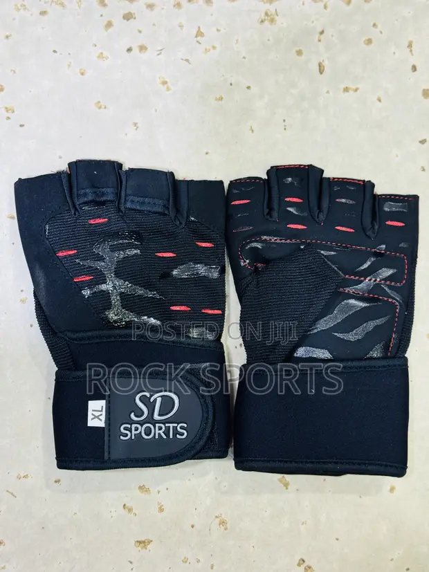 Brand New Gym Gloves with Wrist Wrap - 1