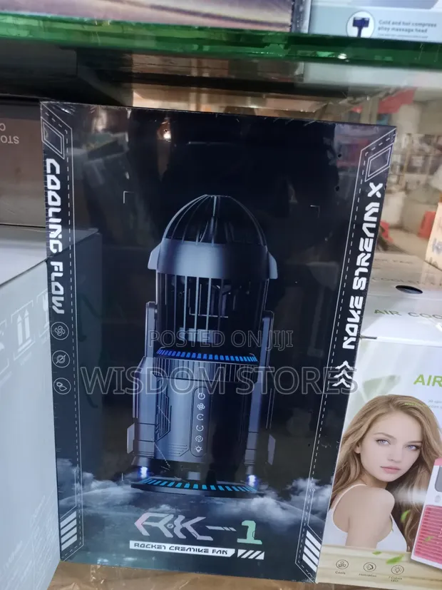 LAMJIE RK-1 Rocket Shape Desktop Fan - 1