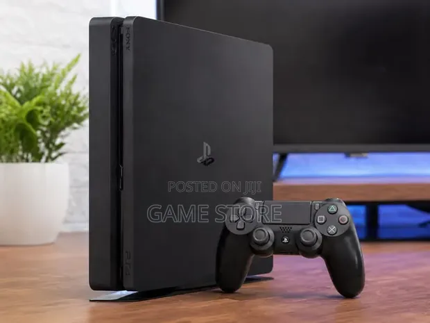 PS4 Slim Console with 12 Games & 2 Pads - 1