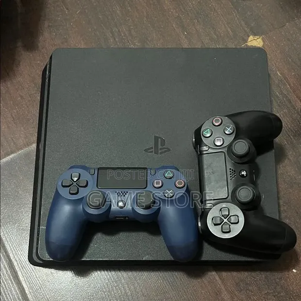 PS4 Slim Console with 12 Games & 2 Controllers - 1