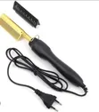 New Gold Electric Hair Straightener Comb - 2