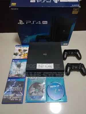 PS4 Pro Console with 12 Games & 2 Controllers