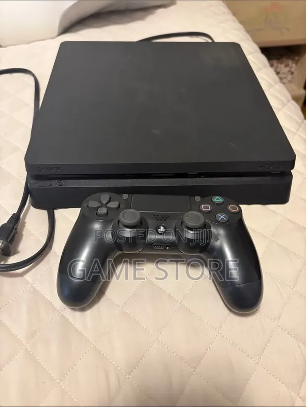 PS4 Slim Console with 12 Games & 2 Pads - 1