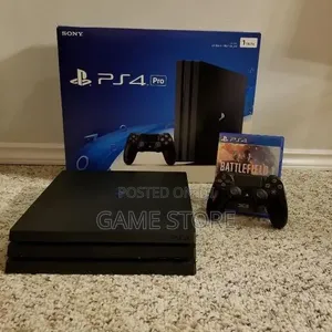 PS4 Pro Console with 12 Games & 2 Controllers