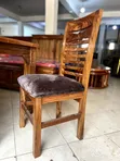 Solid Mugavu Dining Set - Seats 6 - 4