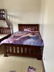 Simple Bed Frame - Brown - 2