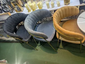Modern Velvet Accent Dining Chair - Mustard Yellow