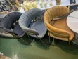 Modern Velvet Accent Dining Chair - Mustard Yellow - 2