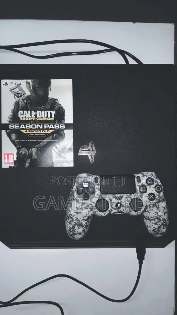 PS4 Slim Console with 12 Games & 2 Controllers - 1