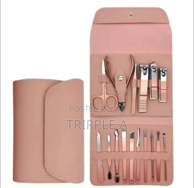 16-Piece Professional Manicure & Pedicure Tool Set - 1