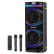 Sonashi Dual 6.5" Rechargeable Speakers with 2 Wireless Microphones - 1