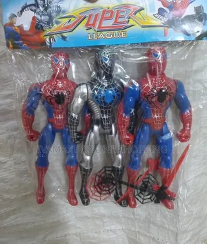 3-in-Pack Spiderman Action Figures