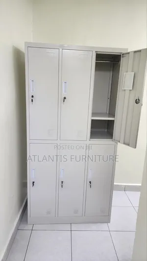Six Locker Storage Steel Cabinets