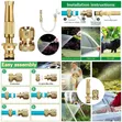 Glazy Heavy Brass Water Spray Nozzle for 1/2" Hose - 2