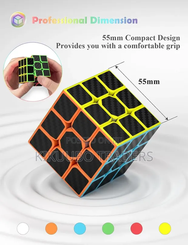 Moyu Cubing Classroom Meilong 3x3 Carbon Fiber Rubik's Cube - 1