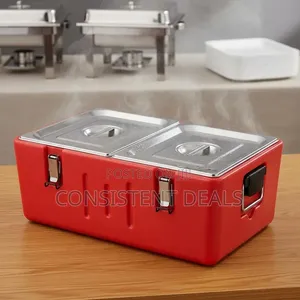 A&S 2-Compartment Food Warmer - Thermal Container