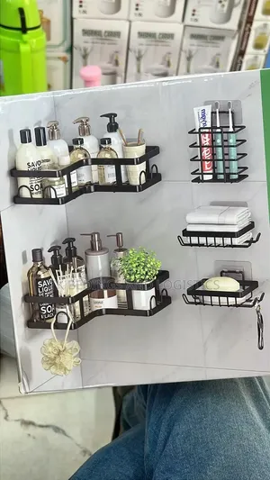 Five-Piece Bathroom Organizer Set