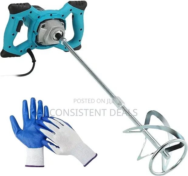Ace Electric Paddle Mixer - Portable Cement Mixer - 1
