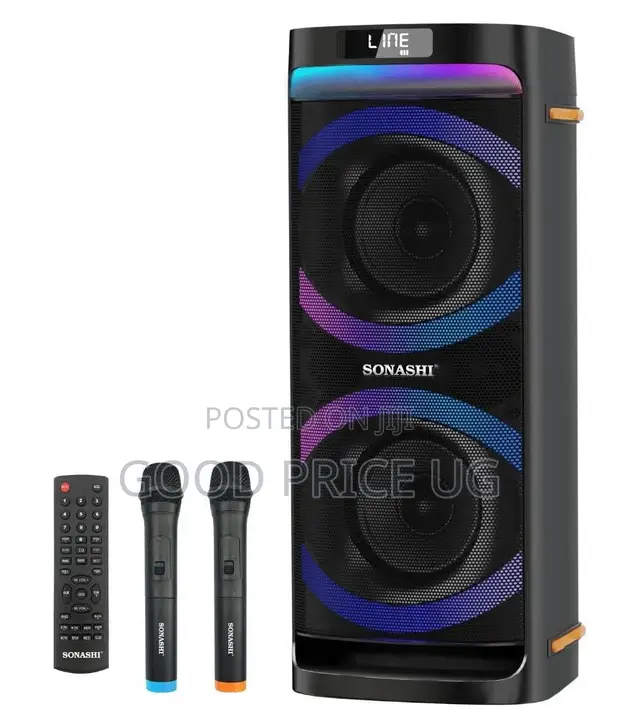 Sonashi Dual 6.5" Rechargeable Speaker (SPS-8020R) - 1