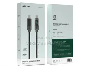 Green Lion Braided USB-C to USB-C Digital Display Cable