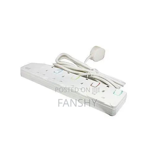Original G T Heavy Duty Surge/Voltage Protection 4-Way Extension Cable - 1