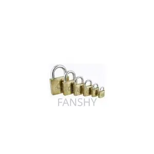 Original Tri Circle Padlock - Gold